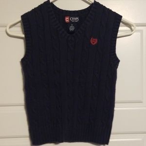 Navy sweater vest